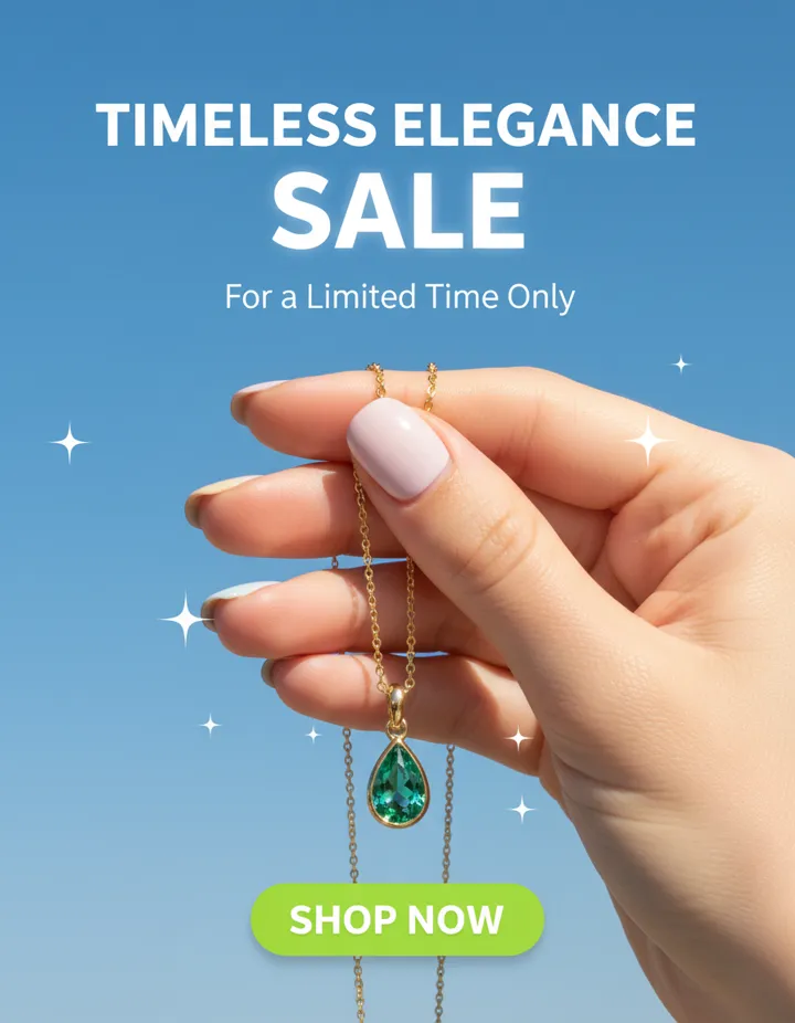 Necklace jewelry transformation - after